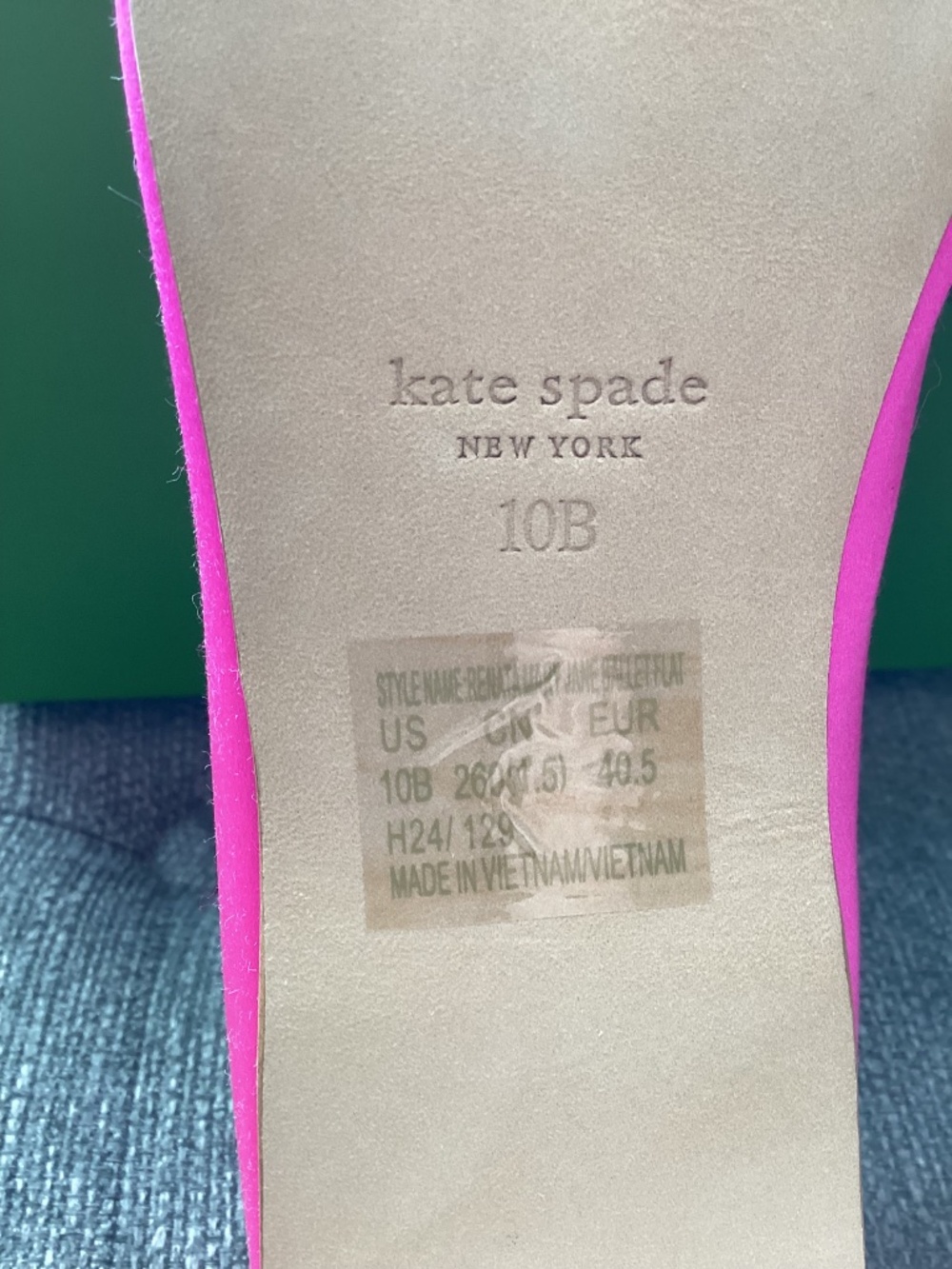 kate spade new york Women's Renata Mary Jane Ballet Flats, size 10 - Picture 6 of 10